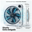 Turboventilador de Mesa Whitenblack WBTWB12 12" 55W Circulador de Aire de 3 Velocidades